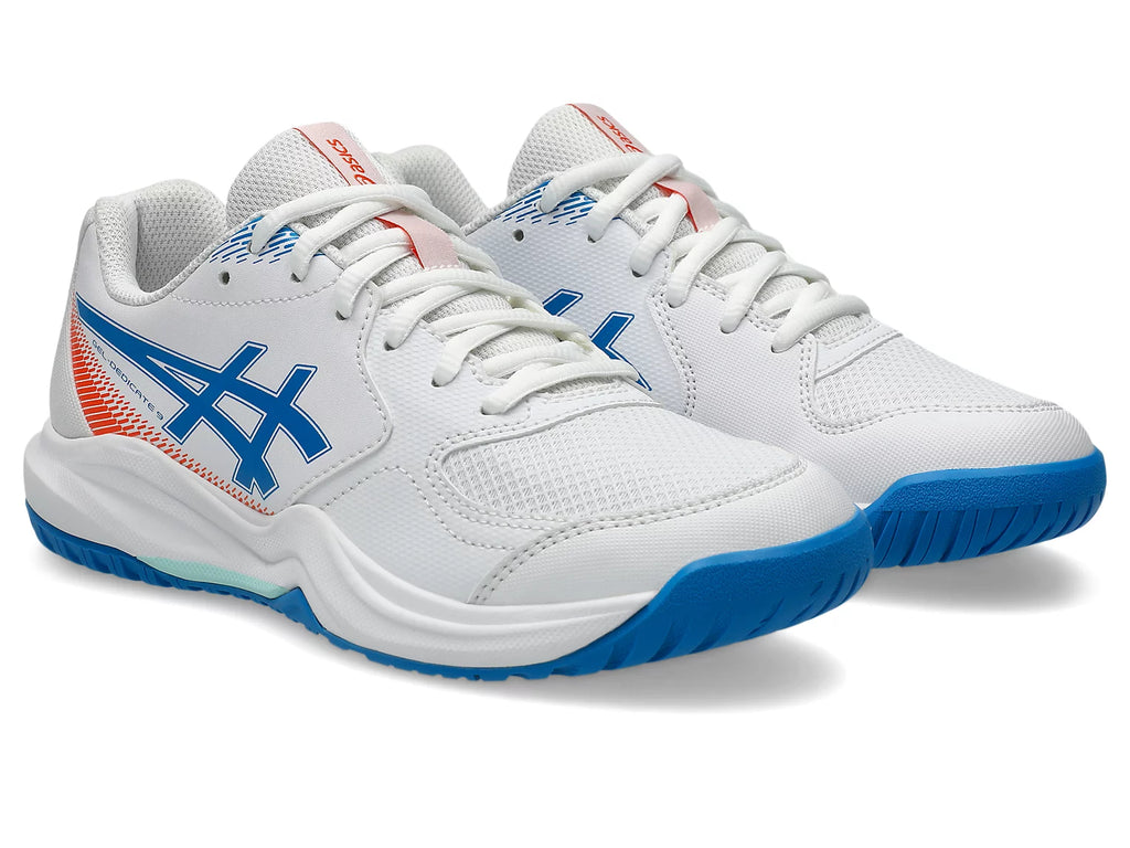 GEL-DEDICATE 9  Kids White/Directoire Blue