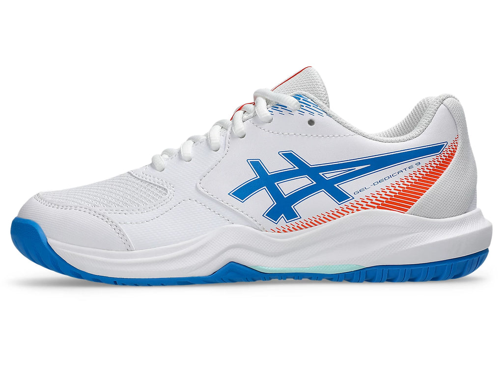 GEL-DEDICATE 9  Kids White/Directoire Blue