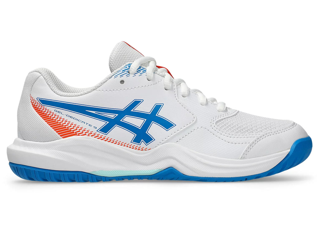 GEL-DEDICATE 9  Kids White/Directoire Blue