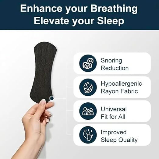 100 Pcs Advanced Black Nasal Strips