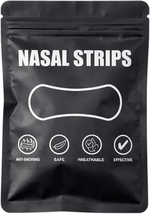 100 Pcs Advanced Black Nasal Strips