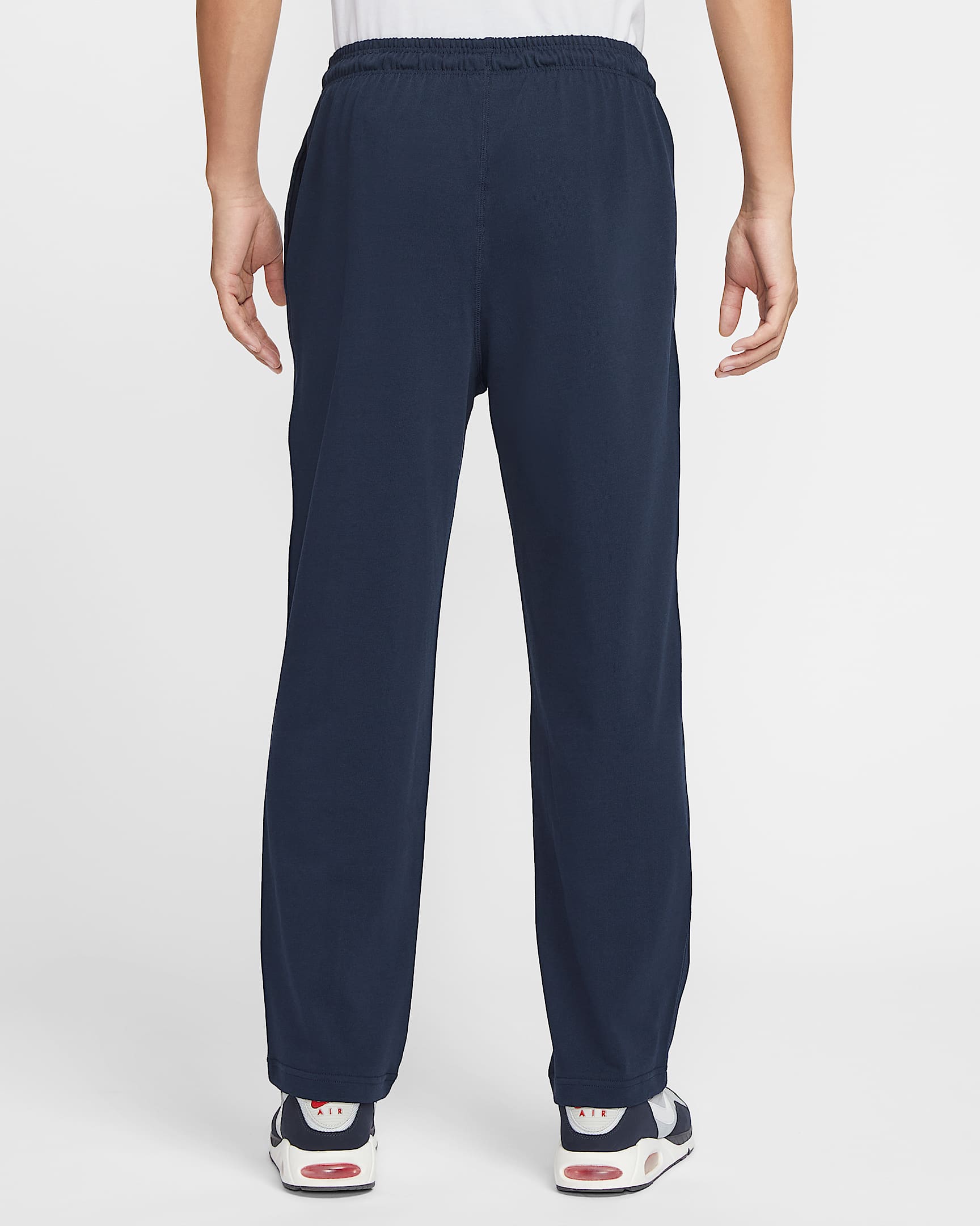 Nike Men's Pants -  knitted straight leg trousers