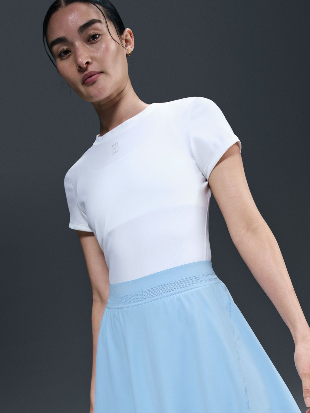 Nike Physic Blue DriFIT Court Ace Advantage Tennis Skirt